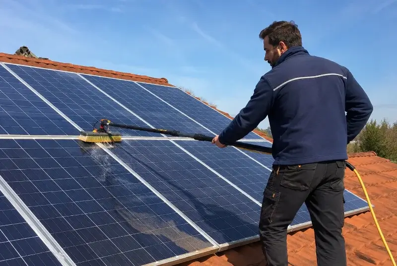 Nettoyage et entretien de panneaux solaires à Mogneneins